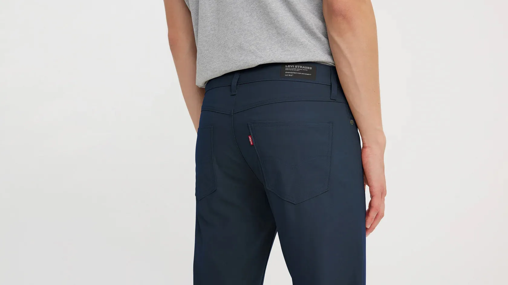 511 Slim Tech Navy Waves