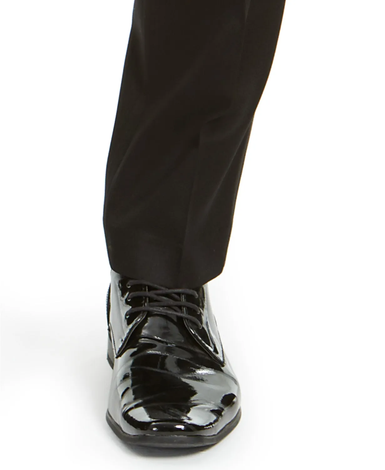 Alfani Mens Slim fit Dress Pants 34 / 32 Black Solid