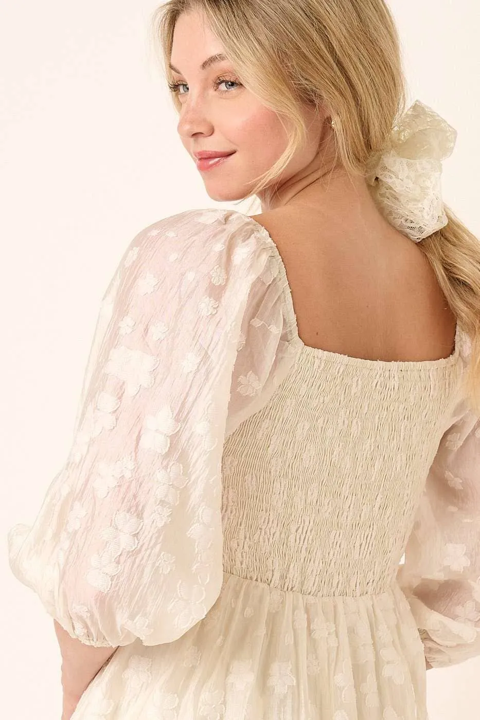 Allie Floral Babydoll Dress