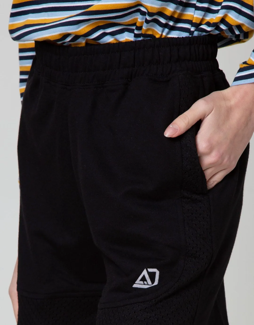 American Jeans Short Pants Mesh Tone On Tone