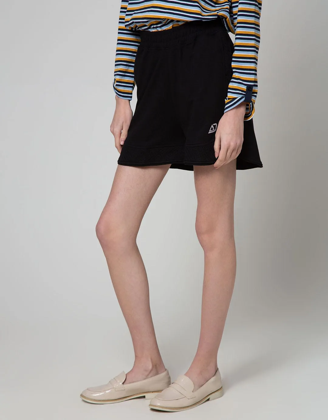 American Jeans Short Pants Mesh Tone On Tone