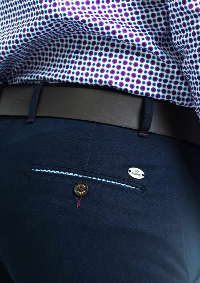 Andre Trent Modern Fit Chino - Charcoal