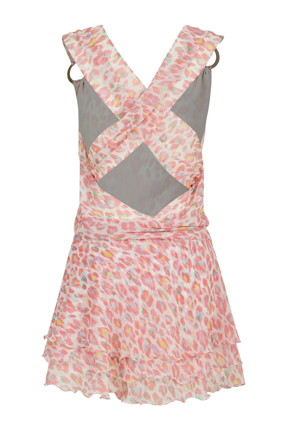 Ankita V-Neck Mini Pink Dress
