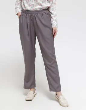 Anyday Solid Color Tapered  Celana Panjang Wanita