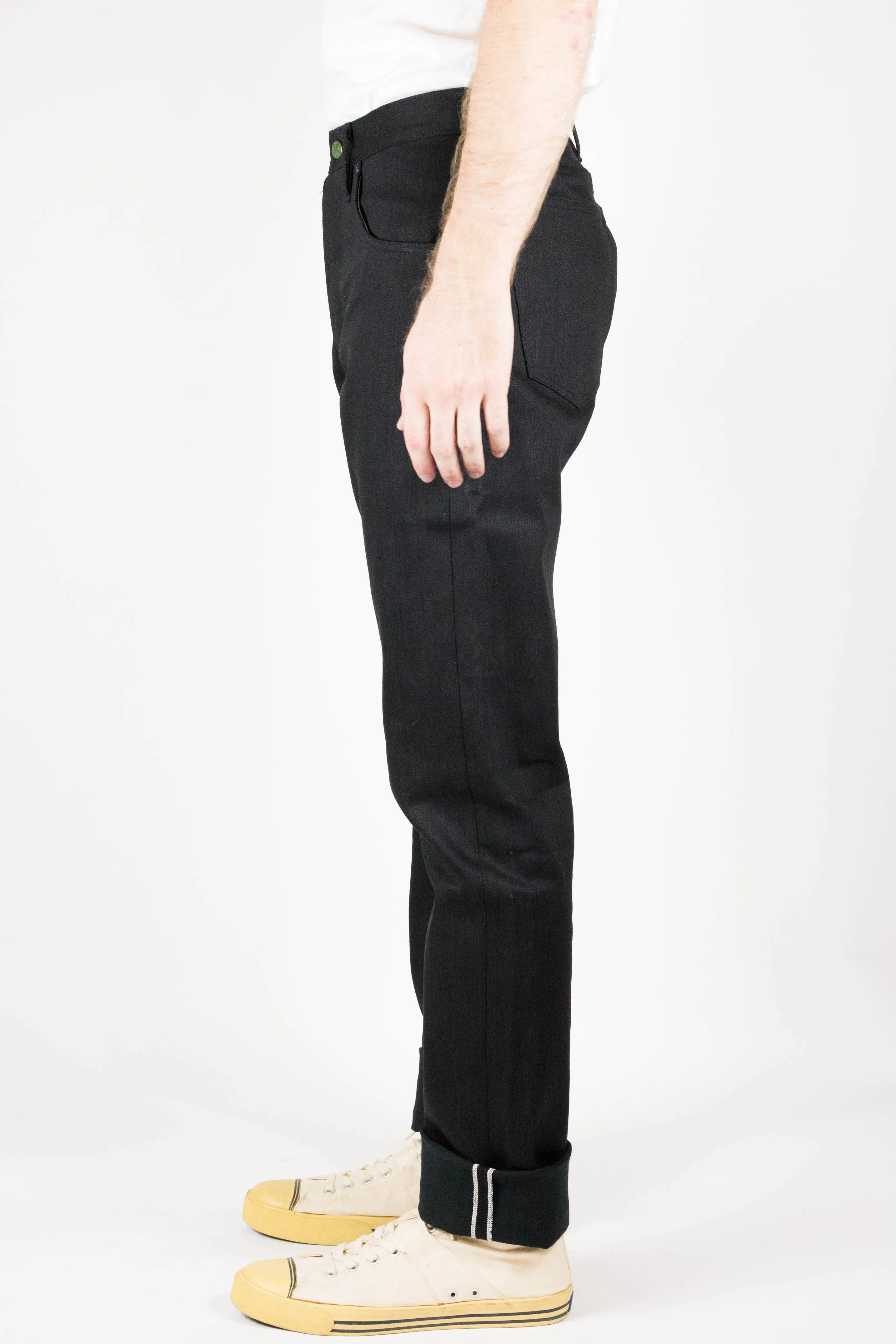 Atlas 13 oz  Black Maria stretch Nihon Menpu Japanese denim