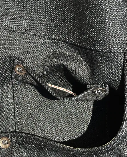 Atlas 13 oz  Black Maria stretch Nihon Menpu Japanese denim