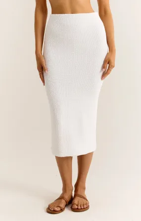Aveen Midi Skirt White