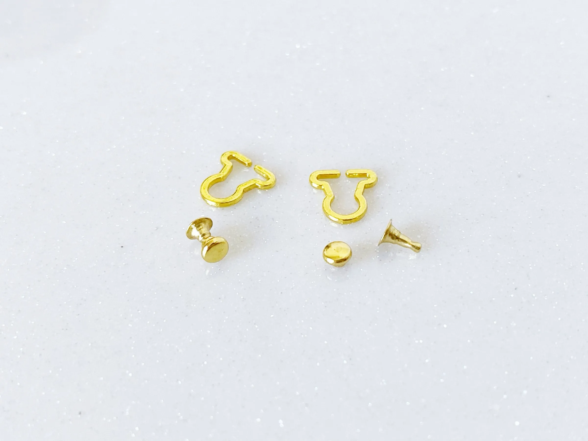 B178 Extra Small 7×8mm  Mini Overall Buckles Doll Clothes Sewing Craft Supply For 1/8 Scale Bjd Dolls OB11