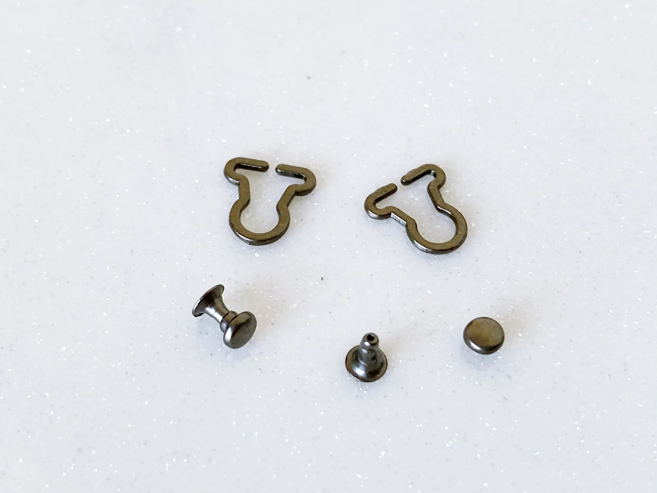 B178 Extra Small 7×8mm  Mini Overall Buckles Doll Clothes Sewing Craft Supply For 1/8 Scale Bjd Dolls OB11