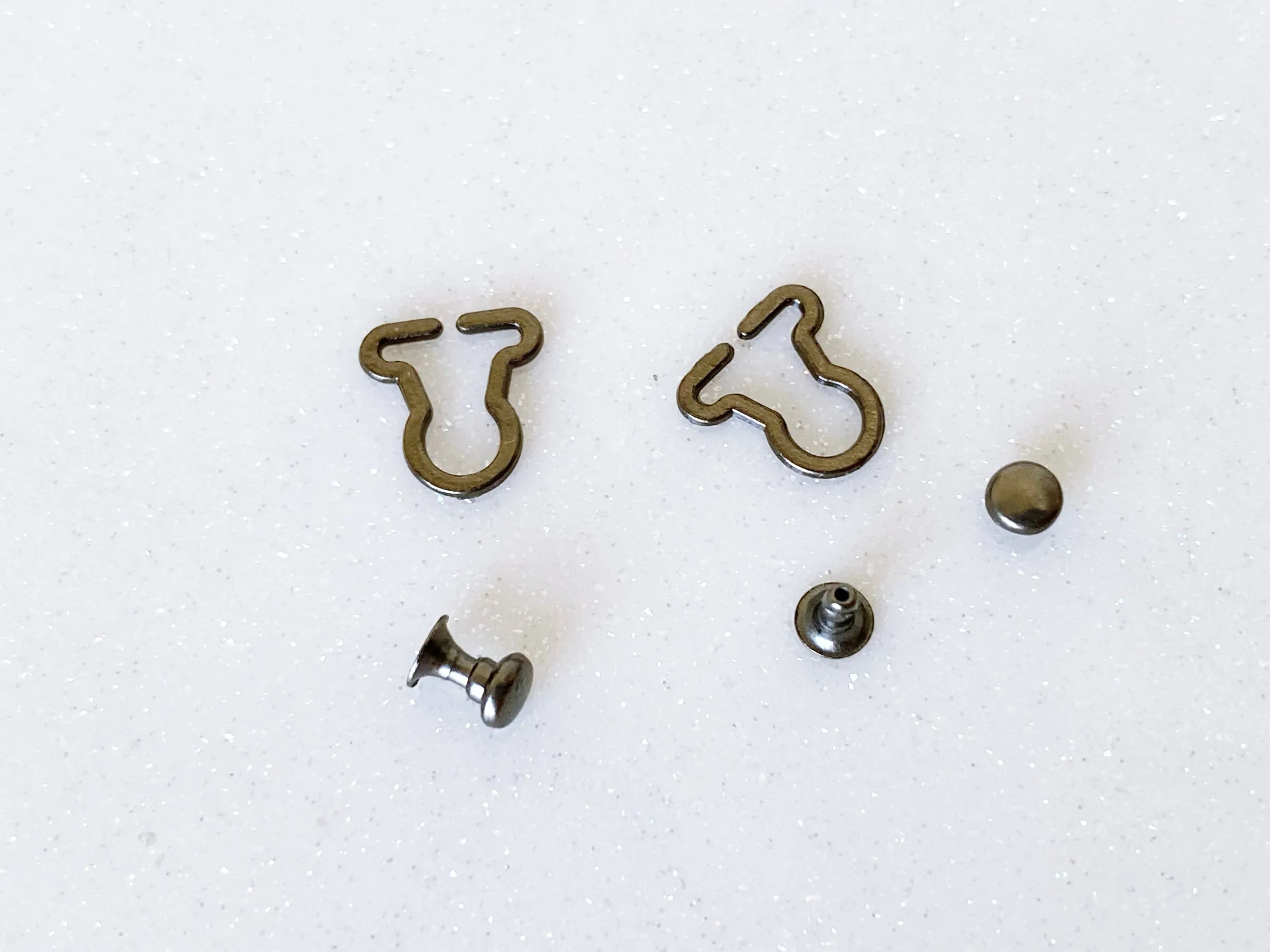 B178 Extra Small 7×8mm  Mini Overall Buckles Doll Clothes Sewing Craft Supply For 1/8 Scale Bjd Dolls OB11