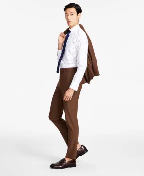 Bar Iii Mens Slim fit Dress Pants 30 / 30 Brown