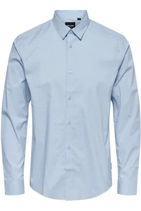 Bart ECO Shirt - Light blue (Organic cotton)