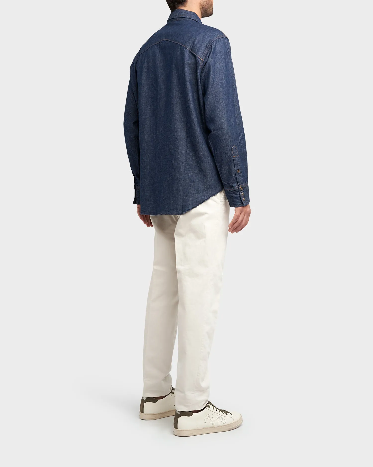 Beige Cotton Chinos