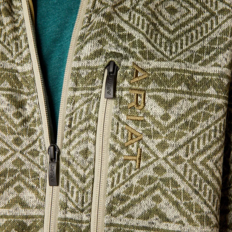 Caldwell Full Zip-OLIVE LEAF SOUTHWEST