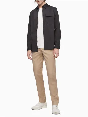 Calvin Klein Men's Slim Fit Modern Stretch Chino Pants Tan 29 x 30