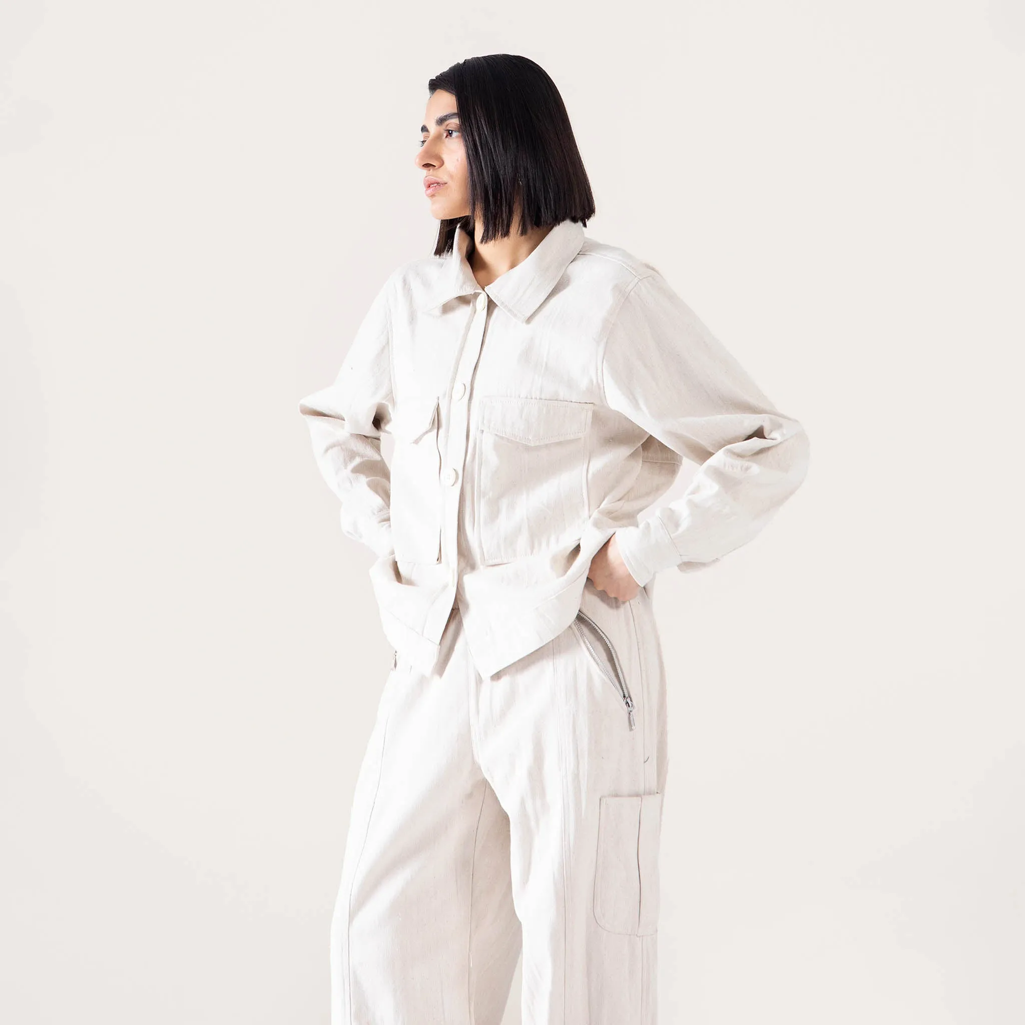 CANVAS PATCH POCKET SHACKET