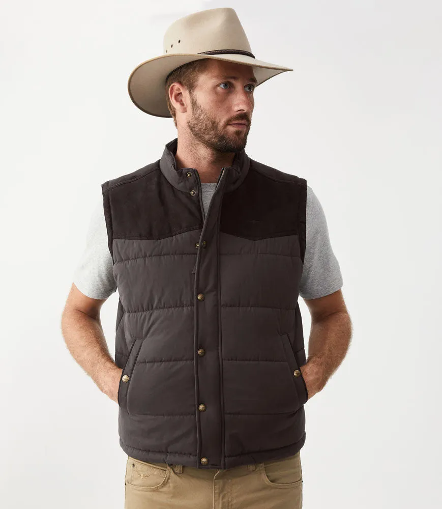 Carnarvon Gilet - Chocolate