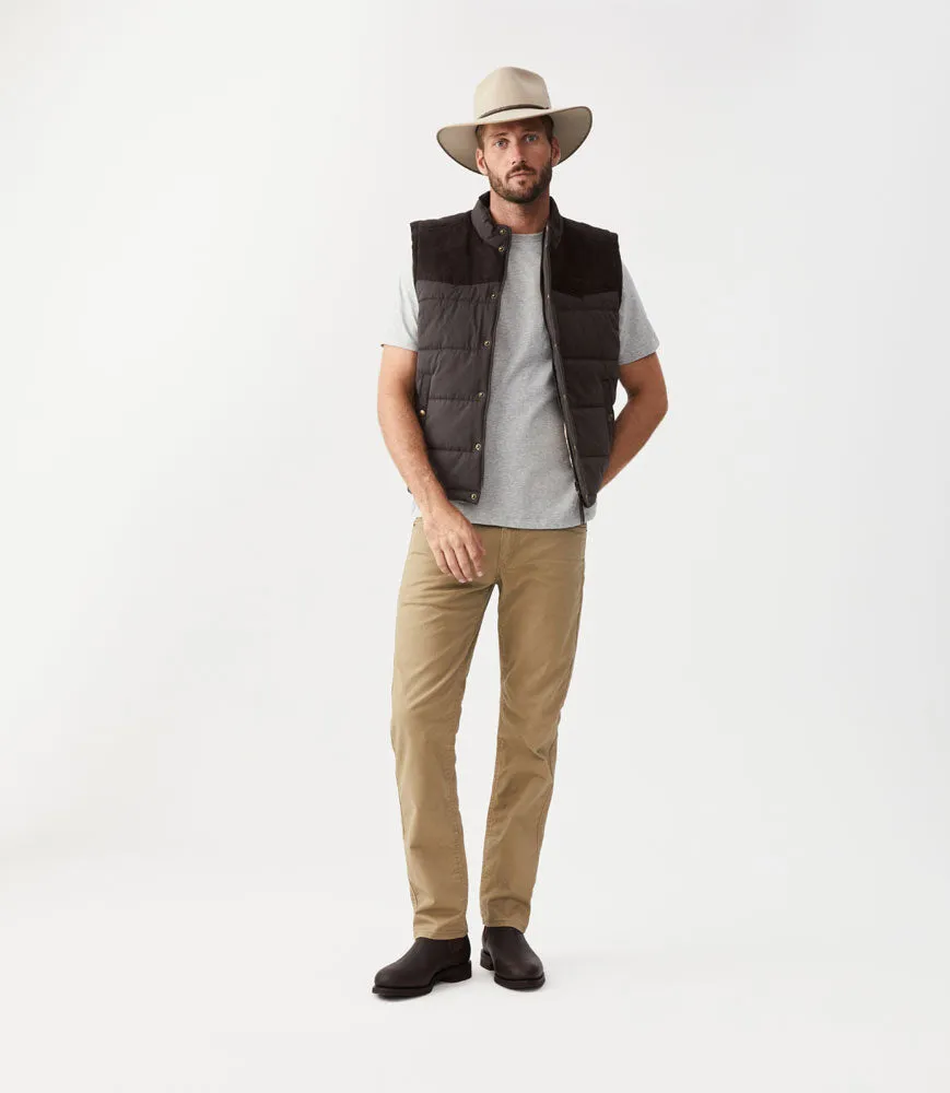 Carnarvon Gilet - Chocolate