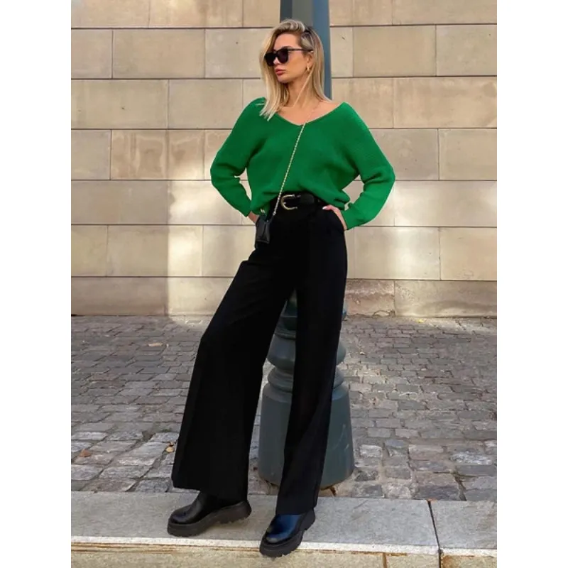 Casual High Waist Full Length Office Pant For Women