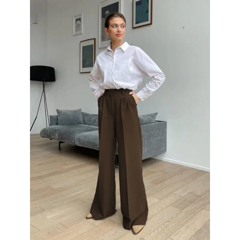 Casual High Waist Full Length Office Pant For Women