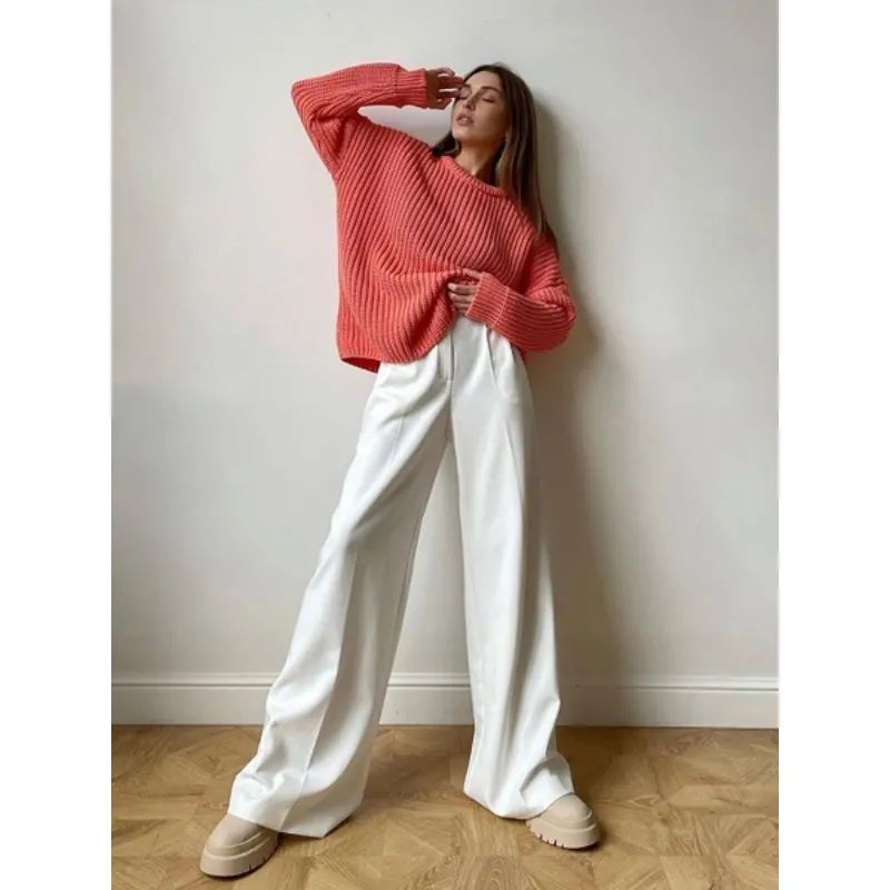 Casual High Waist Full Length Office Pant For Women