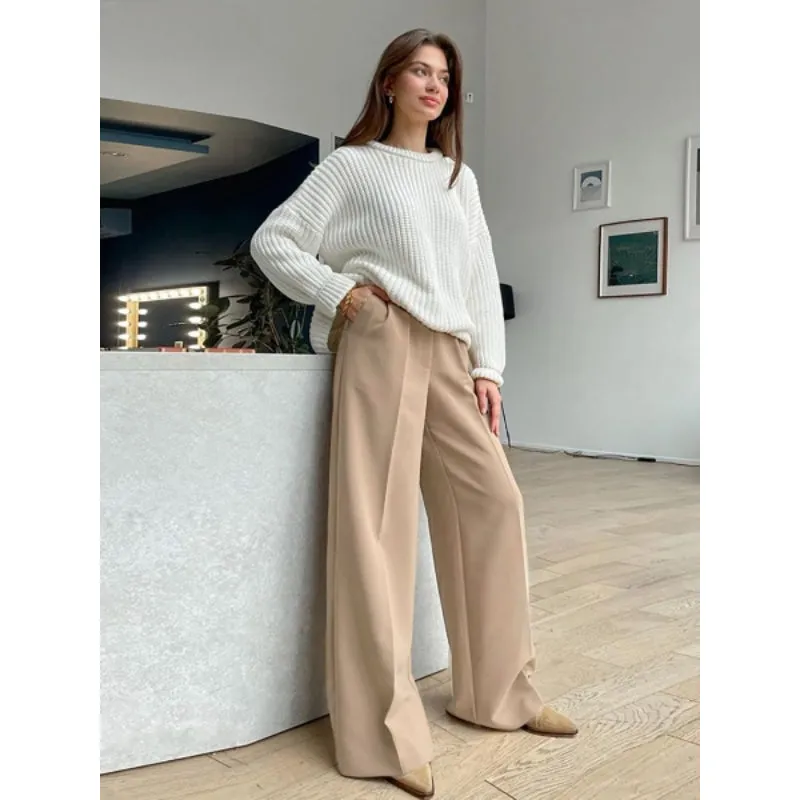 Casual High Waist Full Length Office Pant For Women