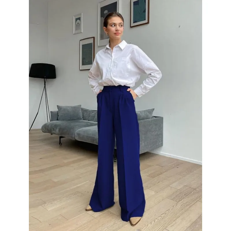 Casual High Waist Full Length Office Pant For Women