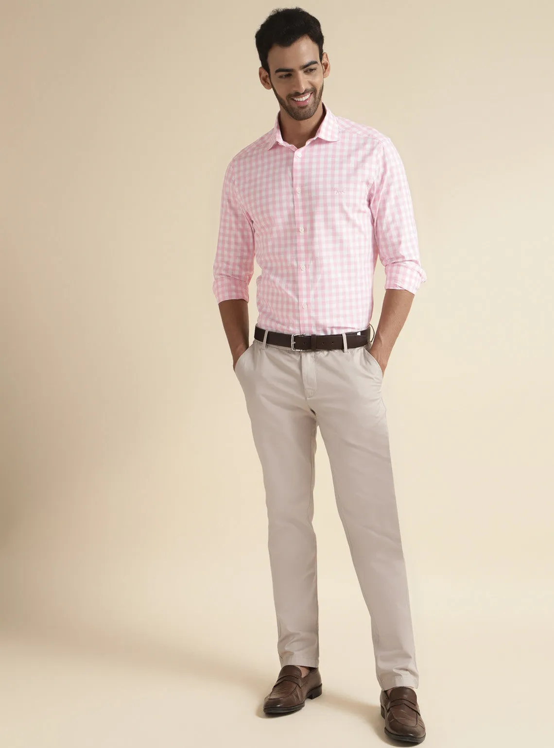 Ceramic Pink Check Shirt