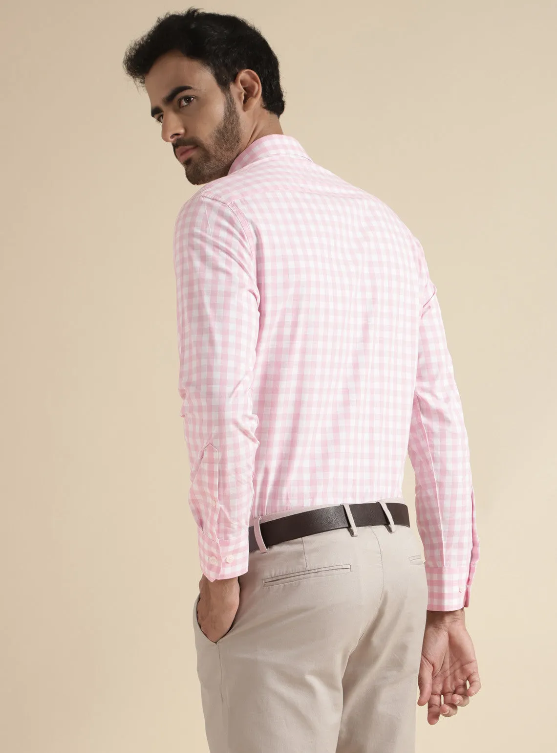 Ceramic Pink Check Shirt