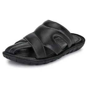 Chic Retreat Premium Leather Slippers for Men