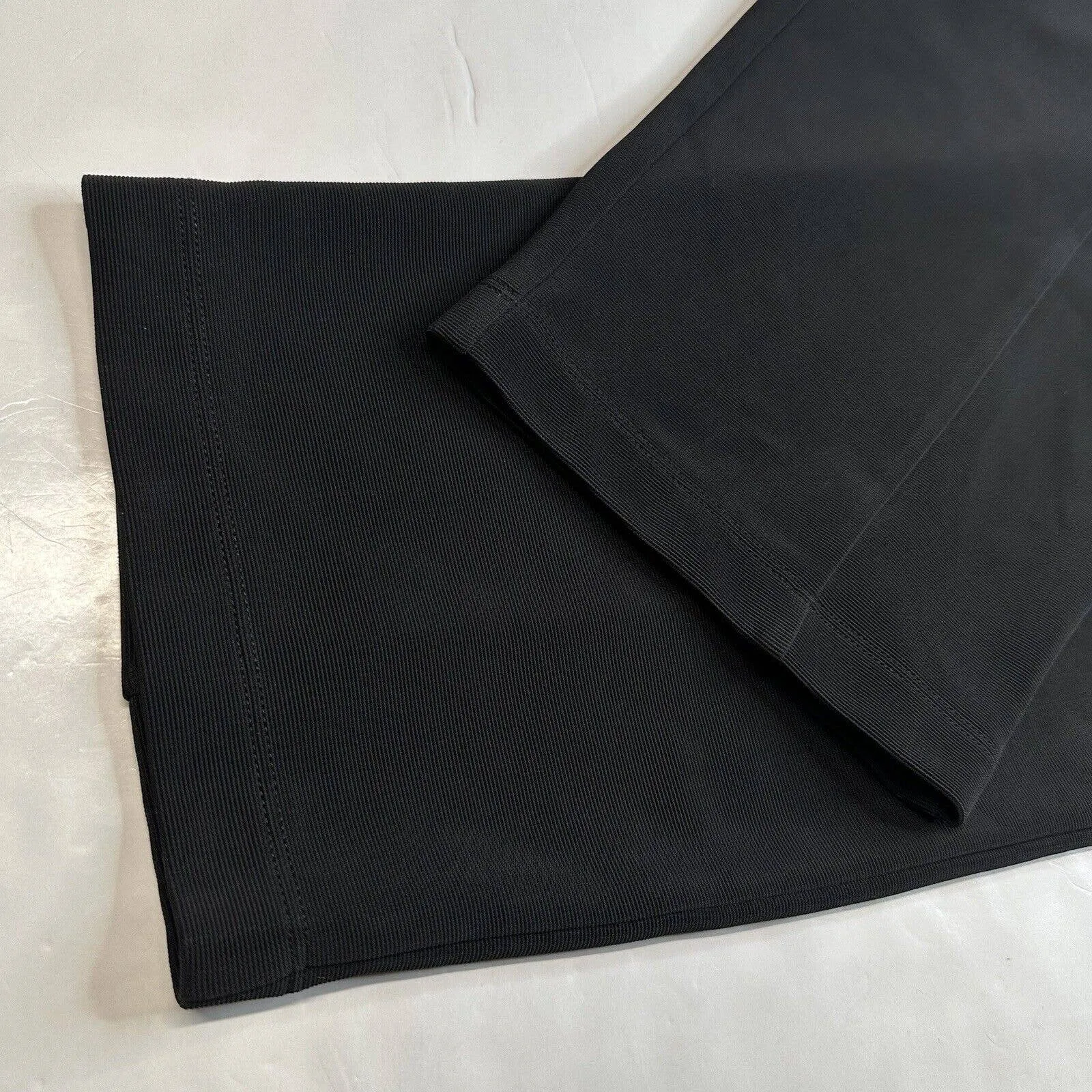 Chicos Collection Ankle Dress Pants 3 (US 16/XL) Black Pull On Zippers *Altered