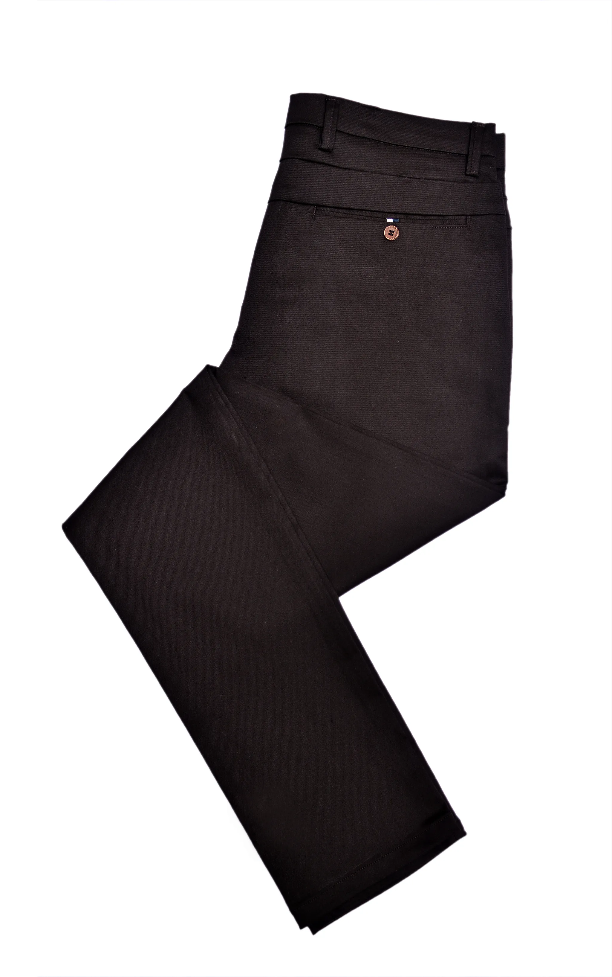 Chocolate Brown Cotton Chinos Pants