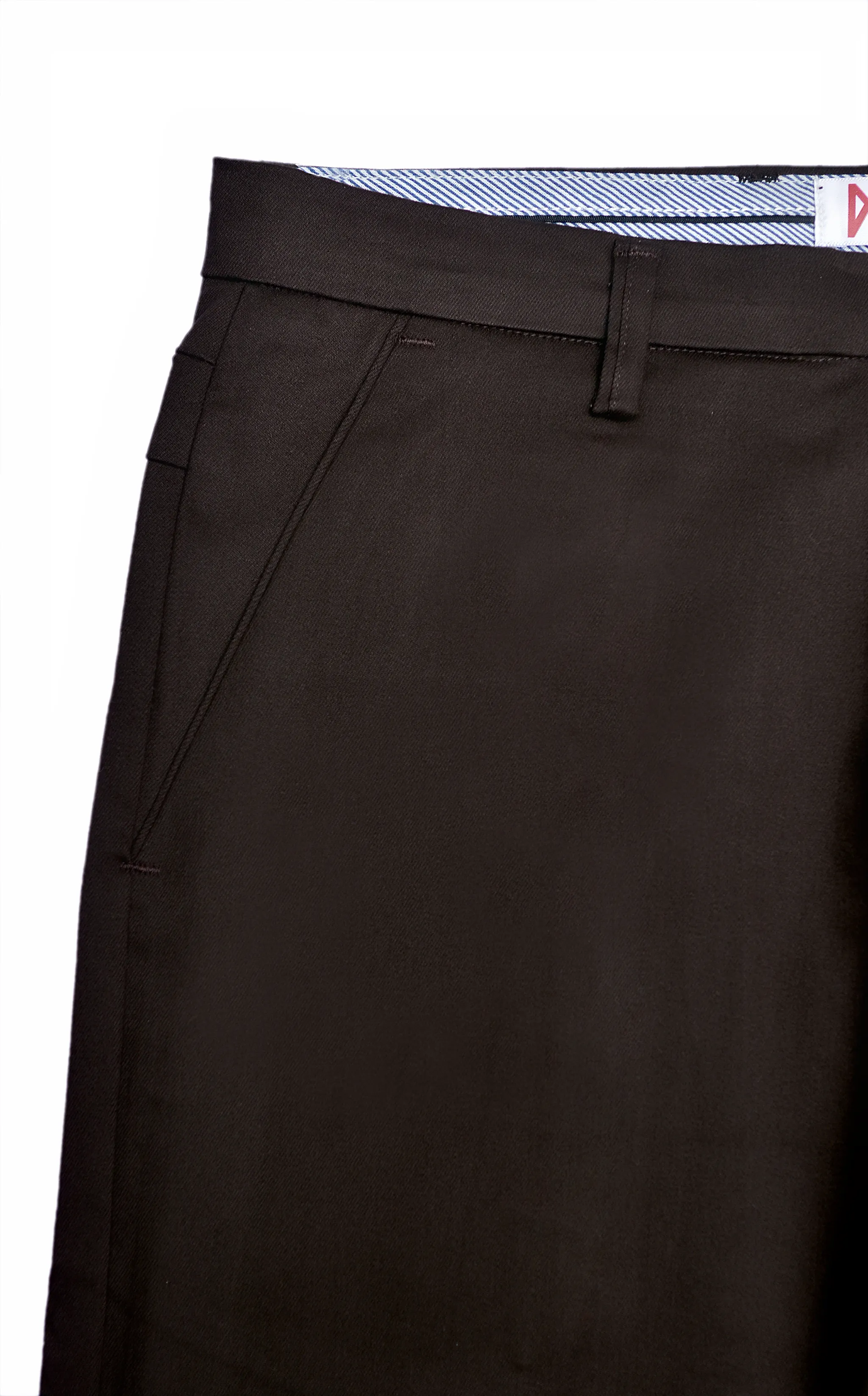 Chocolate Brown Cotton Chinos Pants