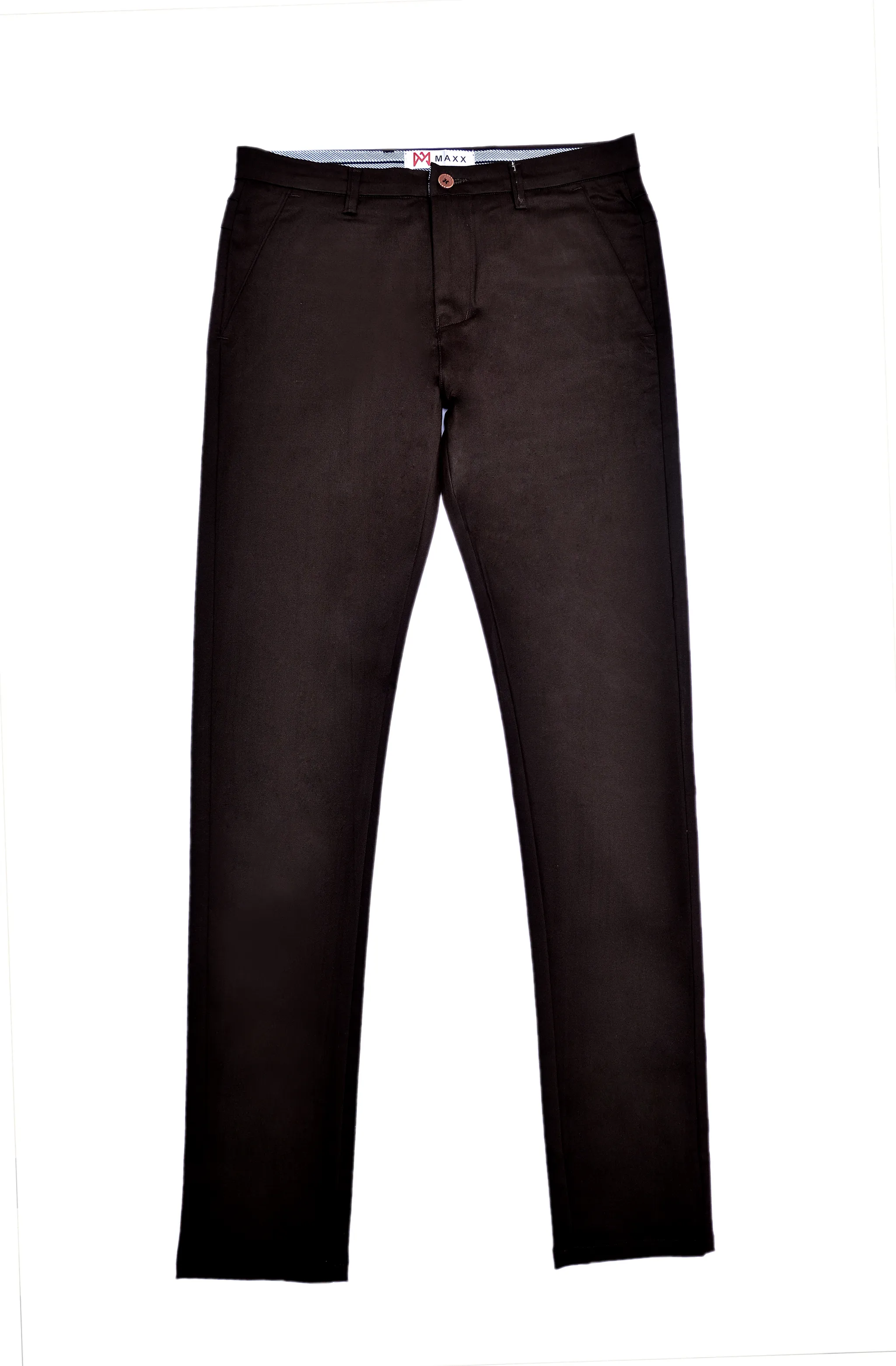 Chocolate Brown Cotton Chinos Pants