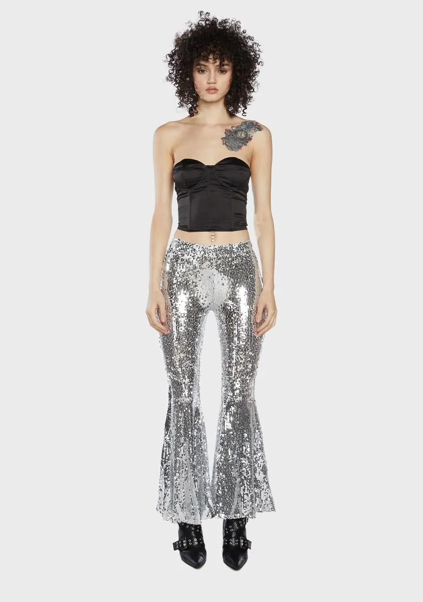 Chrome Watch Me Move Flared Pants
