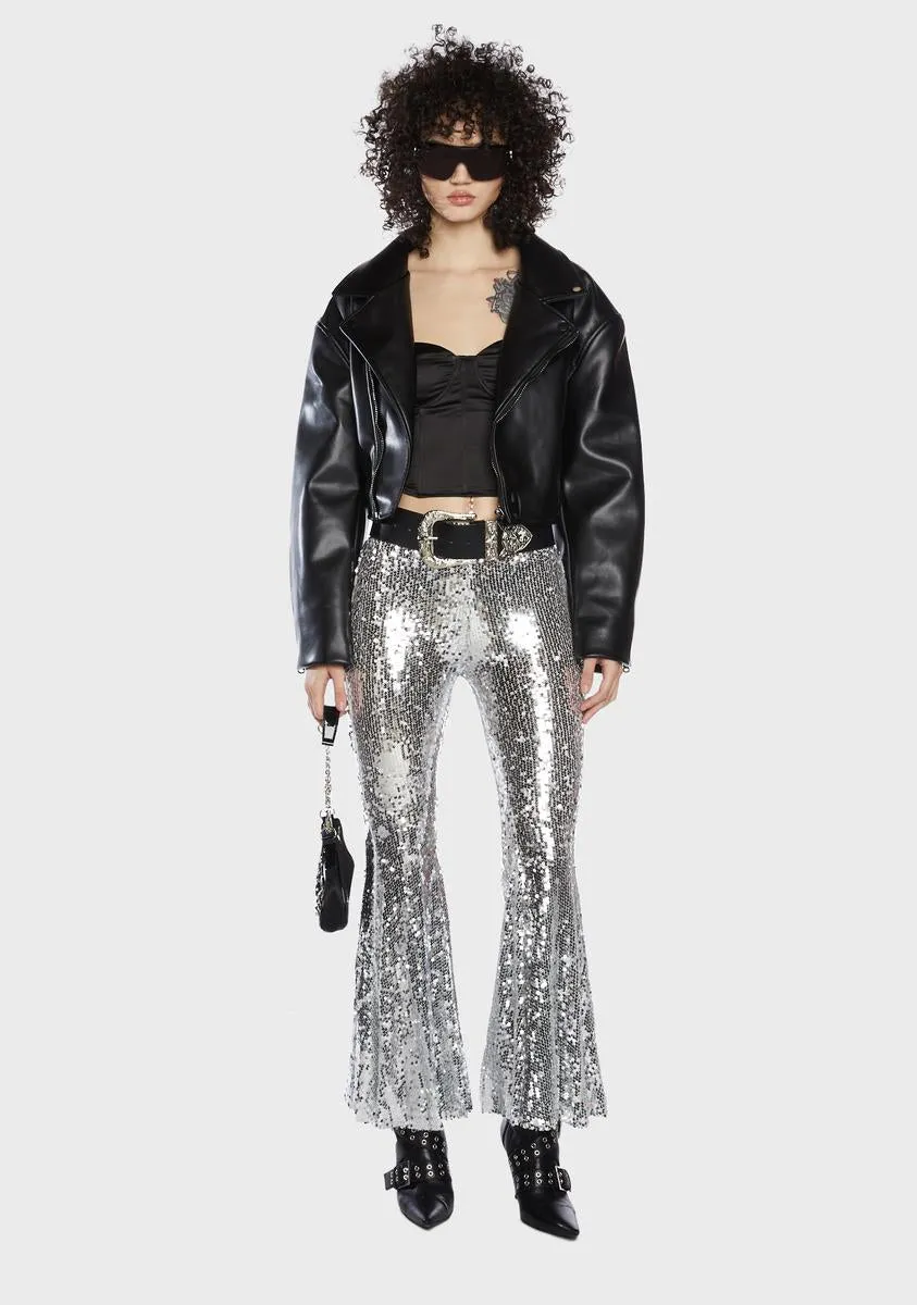 Chrome Watch Me Move Flared Pants