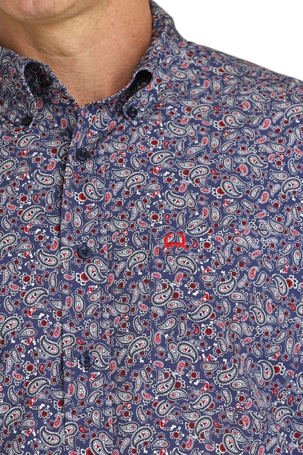 CINCH ARENAFLEX PAISLEY SS BUTTON SHIRT