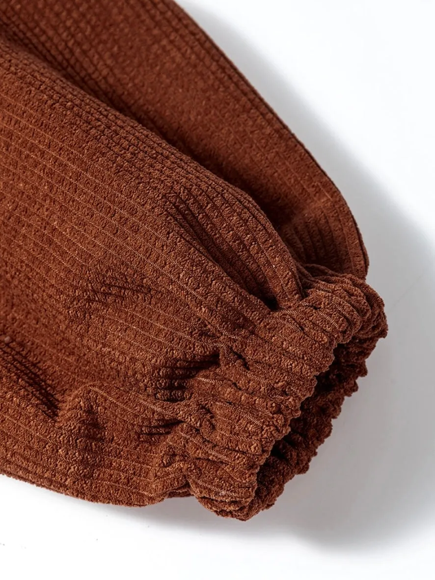 Coffee Corduroy Shacket