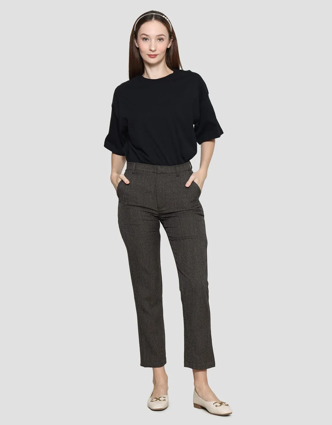 Connexion Dots Dark Celana Panjang Wanita