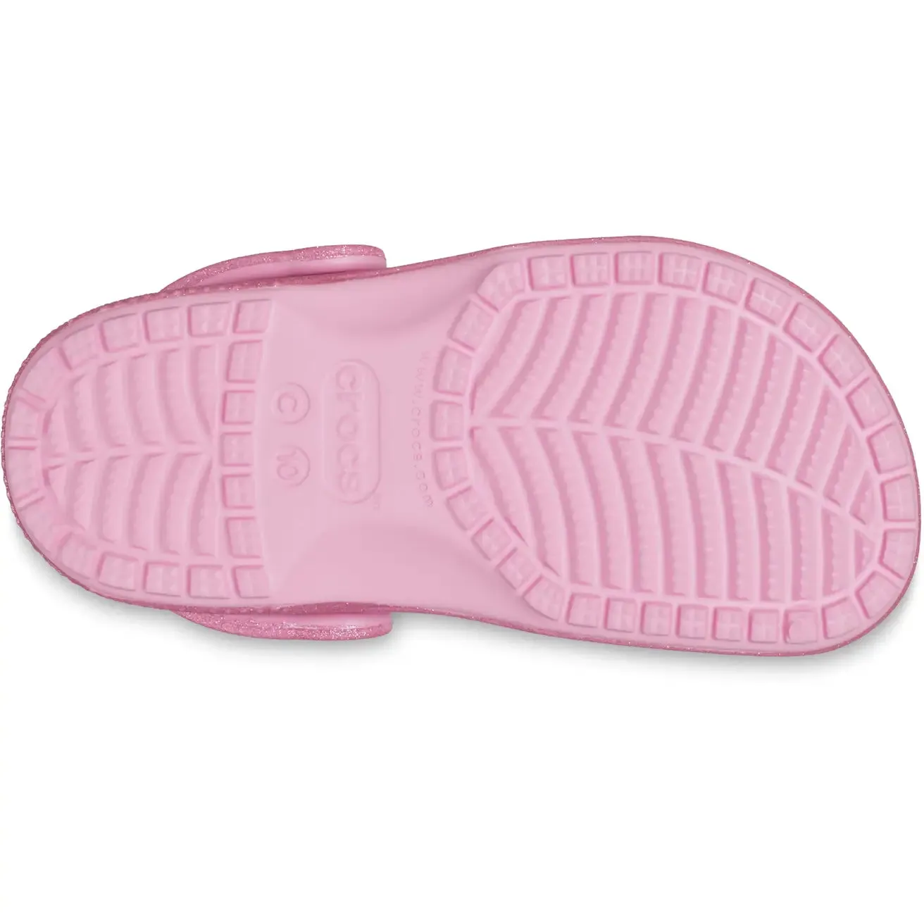 Crocs Classic Glitter Clog Toddlers (Pink Tweed Glitter)