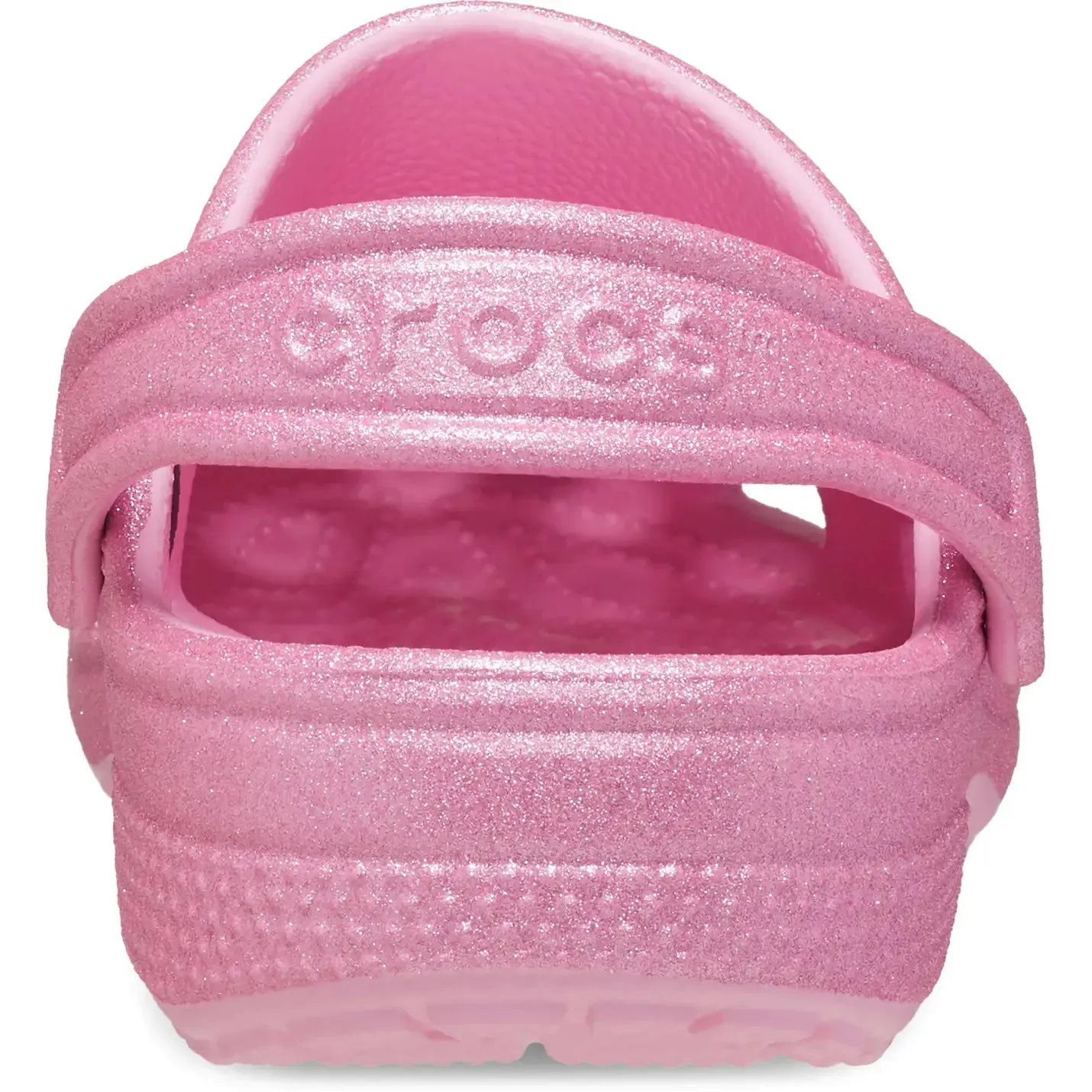 Crocs Classic Glitter Clog Toddlers (Pink Tweed Glitter)