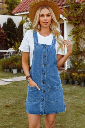 Denim Overall Dress