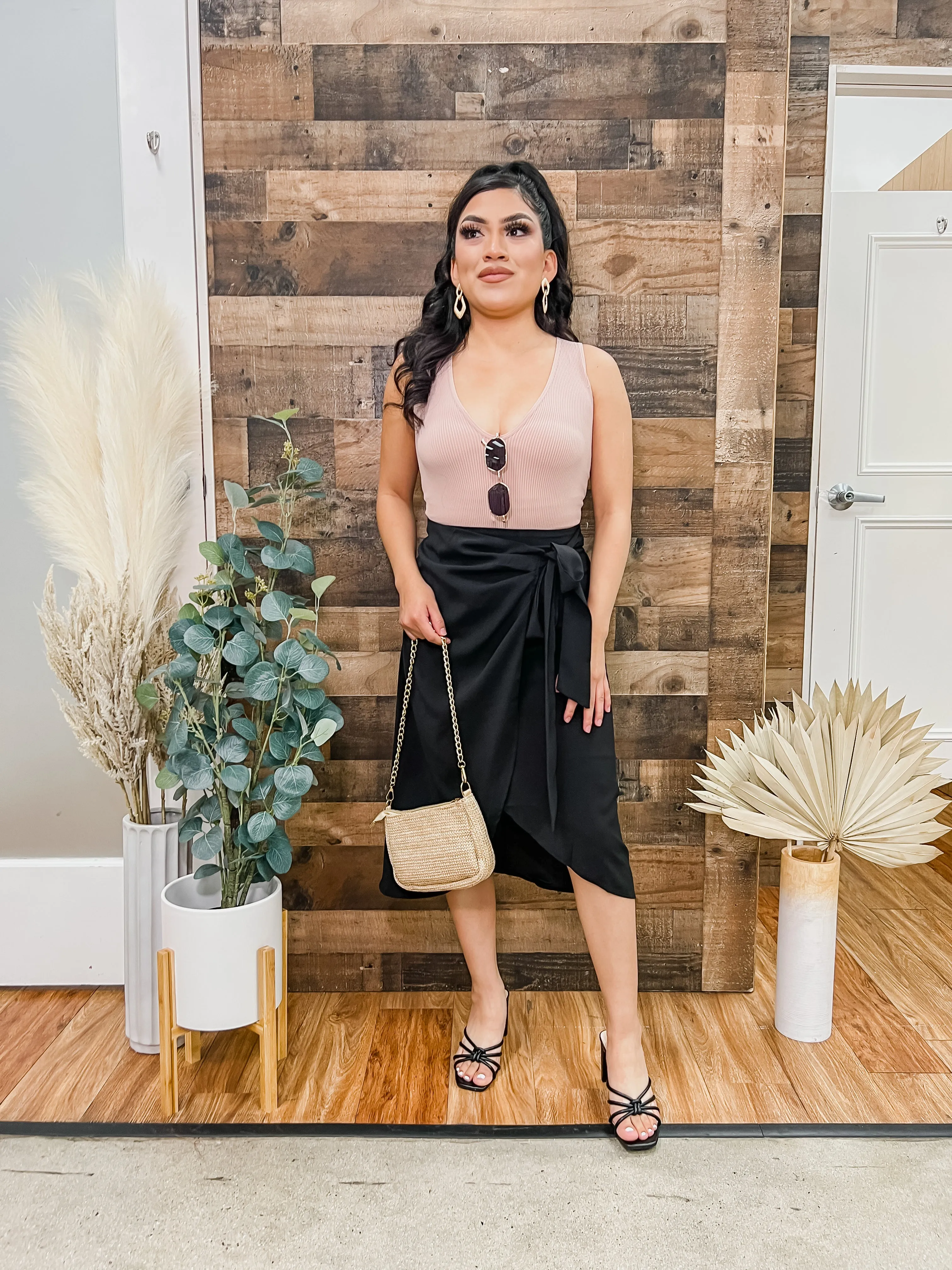 Desiree Midi Wrap Skirt