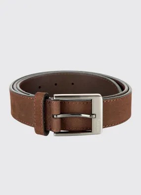 Dubarry bælte, læder, walnut mørkebrun