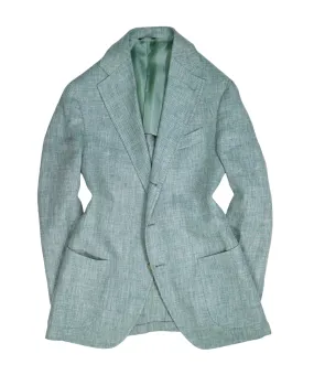 Gabo Napoli - Green Linen/Wool Sports Jacket 50