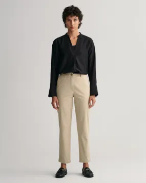 Gant Apparel Womens SLIM CHINOS 277/DRY SAND
