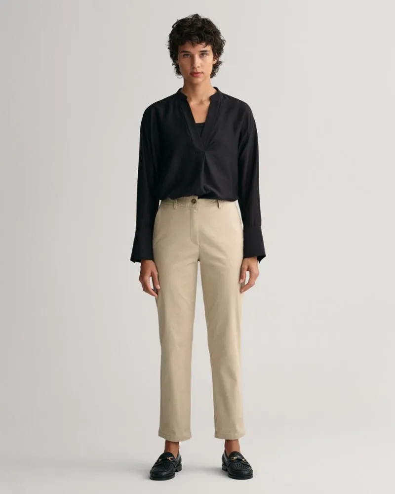 Gant Apparel Womens SLIM CHINOS 277/DRY SAND