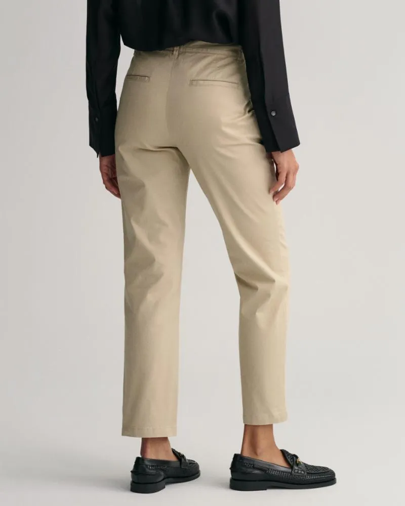 Gant Apparel Womens SLIM CHINOS 277/DRY SAND