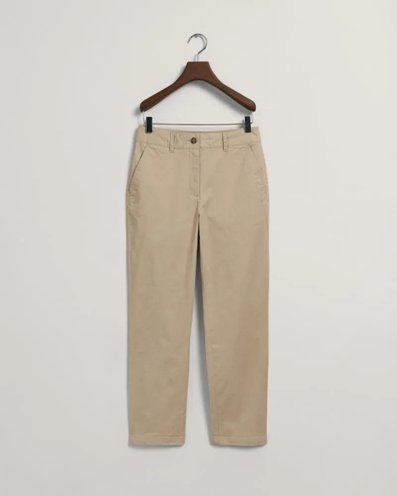 Gant Apparel Womens SLIM CHINOS 277/DRY SAND