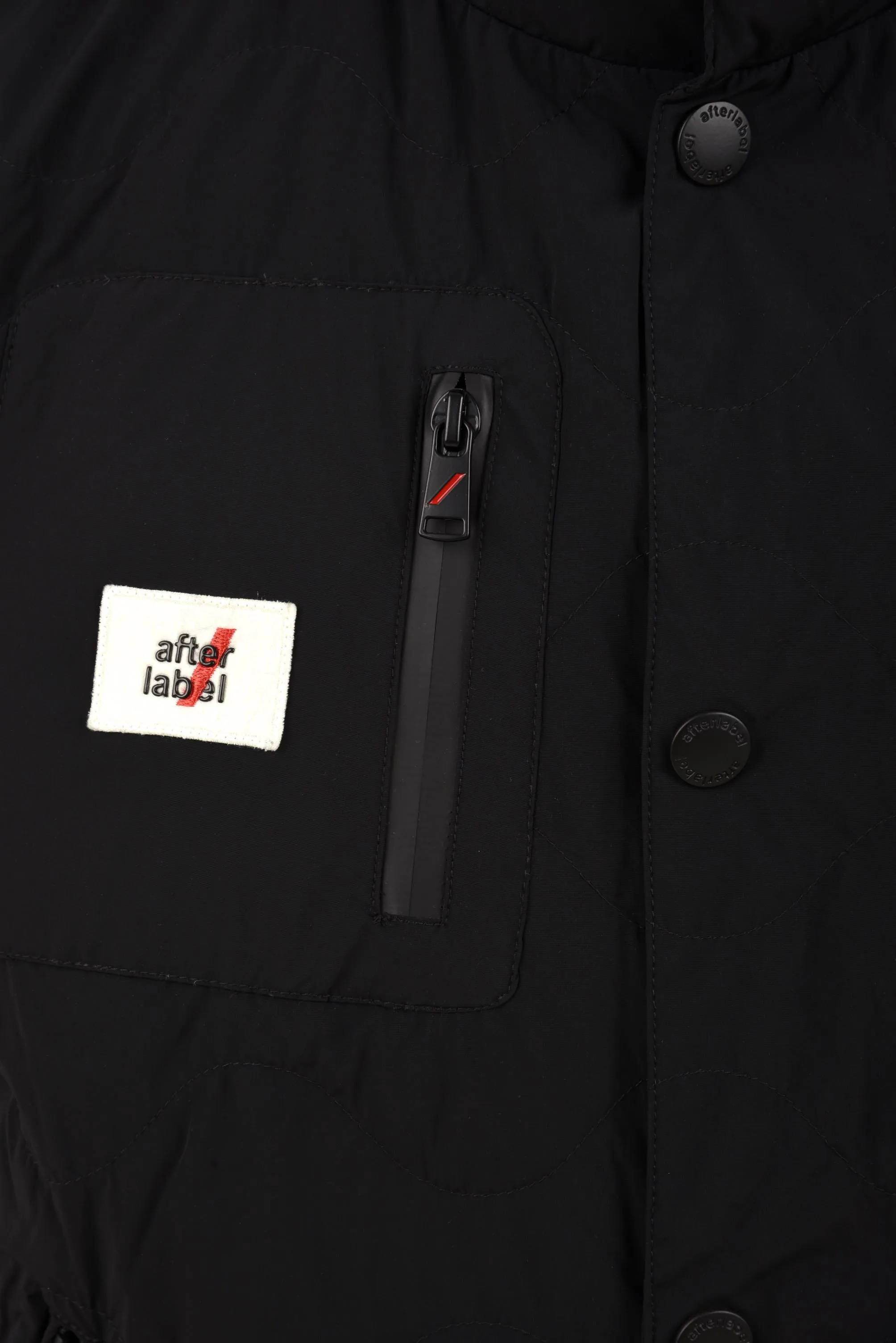 Gilet AFTER LABEL Uomo YAKUTSK N7864 Nero
